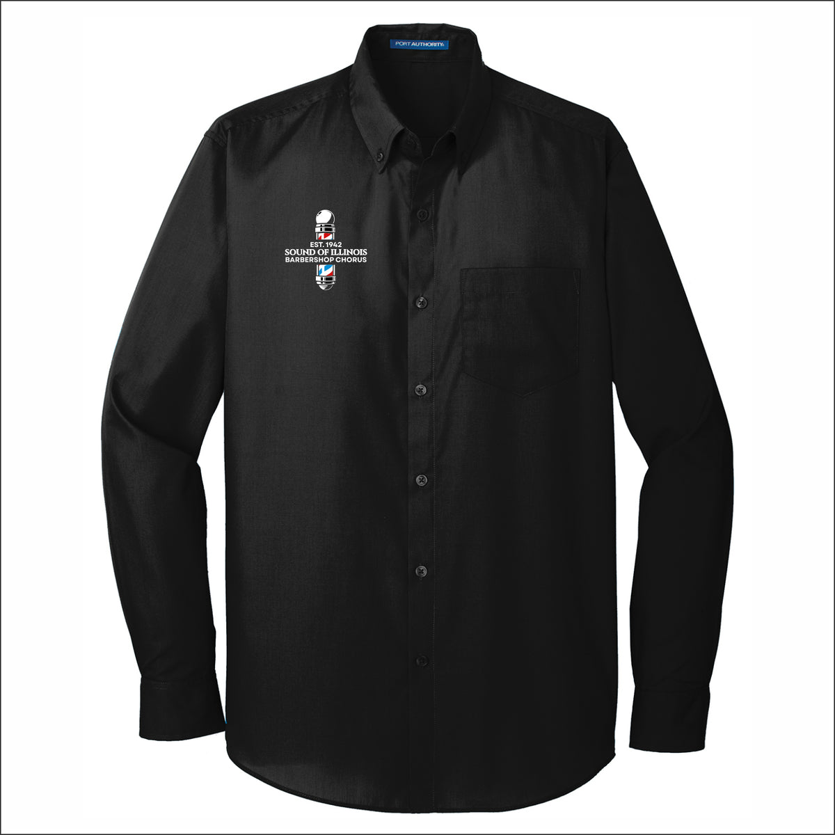 Sound Of IL Chorus Tall Long Sleeve Carefree Poplin Shirt