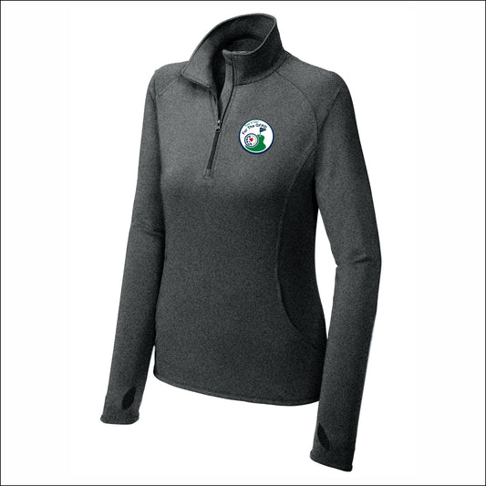 Tee It Up! for the GFPD Ladies Stretch 1/2 Zip Performance