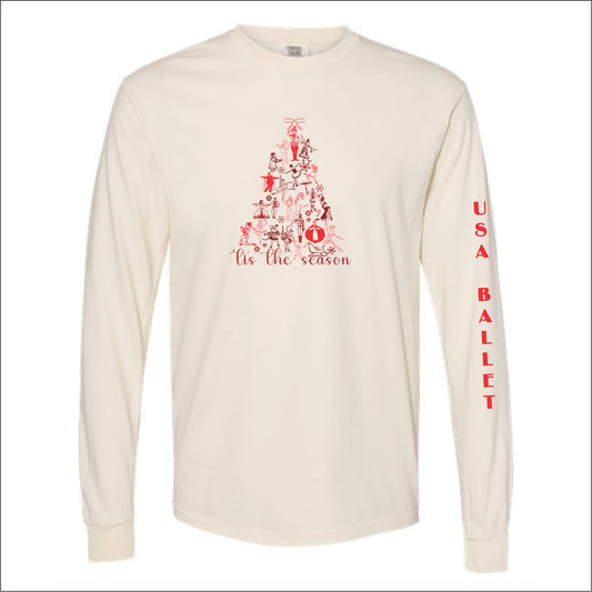 USA Ballet Nutcracker Garment-Dyed Heavyweight Long Sleeve T-Shirt