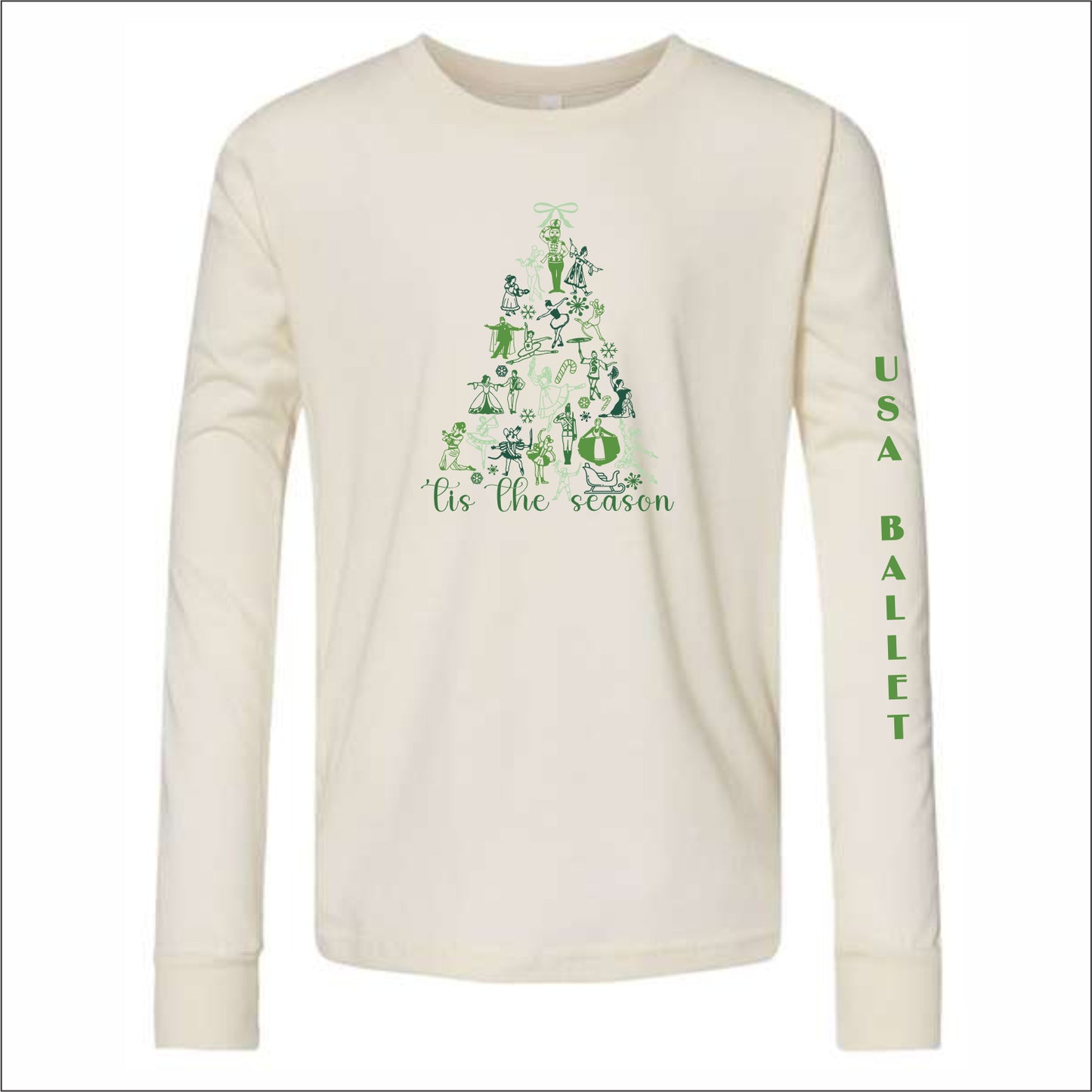 USA Ballet Nutcracker YOUTH Soft Jersey Long Sleeve T-shirt