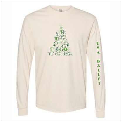 USA Ballet Nutcracker Garment-Dyed Heavyweight Long Sleeve T-Shirt