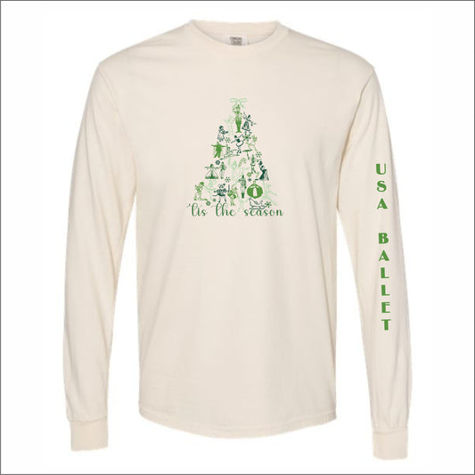 USA Ballet Nutcracker Garment-Dyed Heavyweight Long Sleeve T-Shirt