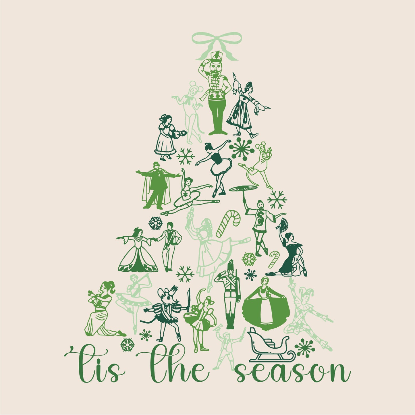 USA Ballet Nutcracker Garment-Dyed Heavyweight Long Sleeve T-Shirt