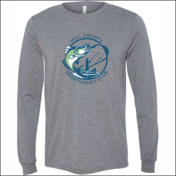 Will County Sportsman's Tri-Blend Long Sleeve T-shirt