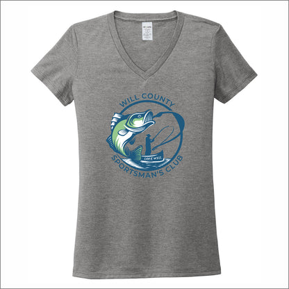 Will County Sportsman's Allmade Sustainable Ladies V-Neck Tee