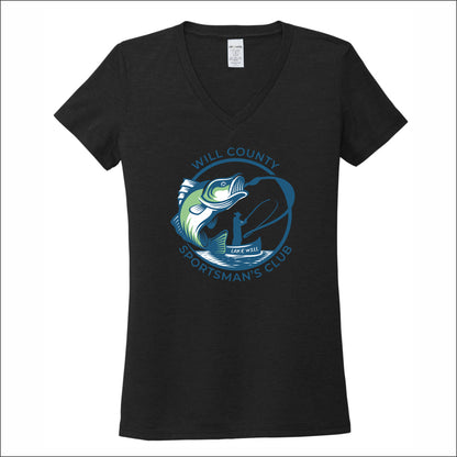 Will County Sportsman's Allmade Sustainable Ladies V-Neck Tee
