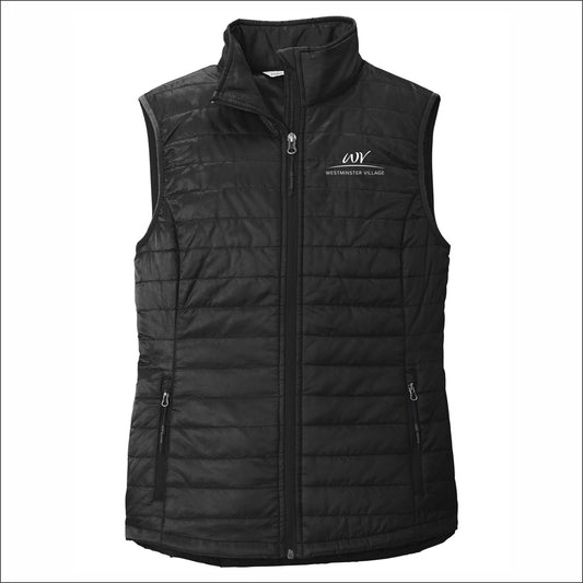 Westminster Village Ladies Packable Puffy Vest