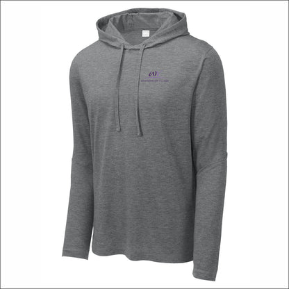 Westminster Village Tri-Blend Wicking Hooded Long Sleeve Tee