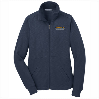 Wm. Masters Ladies Slub Fleece Full-Zip Jacket