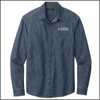 Home Sweet Home Long Sleeve Denim Shirt