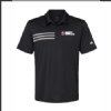 Industrial Source Adidas 3 Stripe Polo